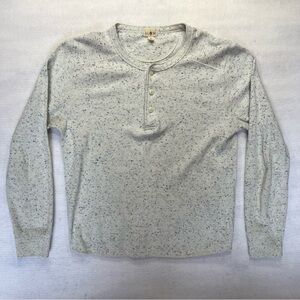 J.Crew Oarsman Heritage thermal waffle henley shirt